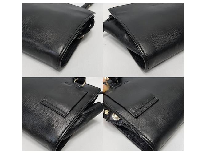 Bulgari Mini Borsa a Tracolla Hip Bag Nero - vista 8