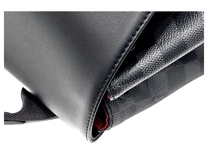 Louis Vuitton Zaino Utility Damier Graphite Multicolore - vista 5