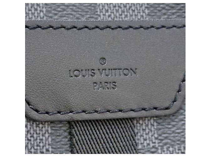 Louis Vuitton Zaino Utility Damier Graphite Multicolore - vista 7