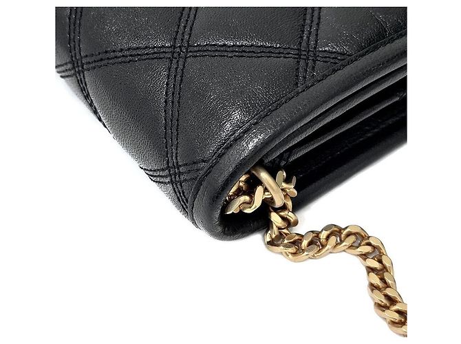 Saint Laurent Borsa a catena Monogram Becky Nero - vista 5