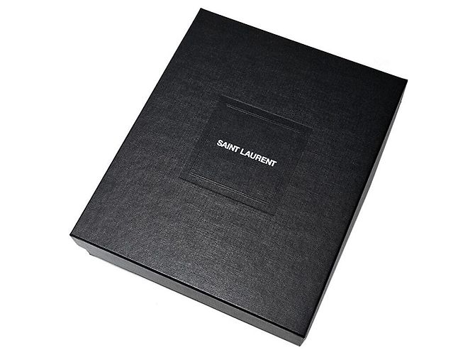 Saint Laurent Borsa a catena Monogram Becky Nero - vista 8
