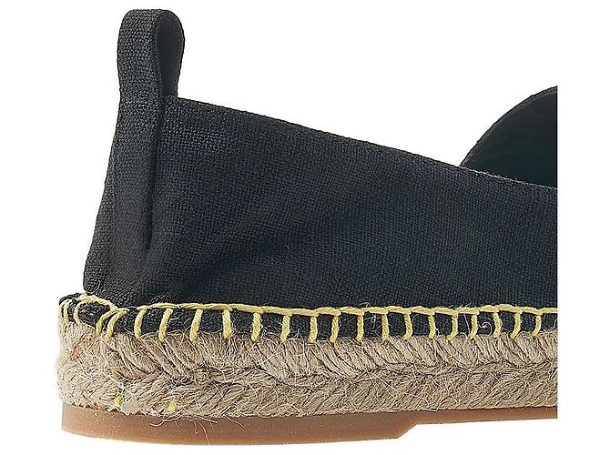 Off White Espadrillas in tela con logo da donna Nero - vista 10