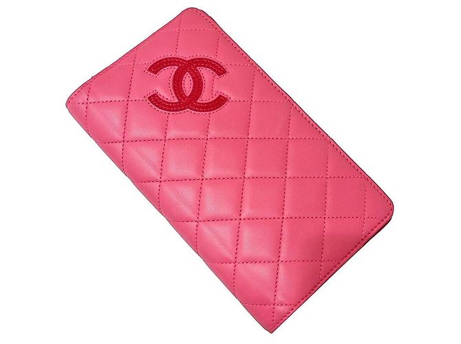 Chanel Portafoglio lungo Rosa - vista 2
