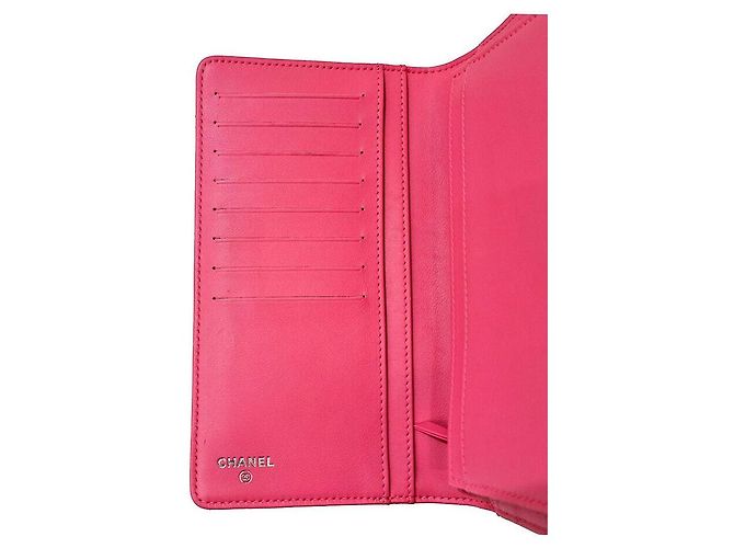 Chanel Portafoglio lungo Rosa - vista 3