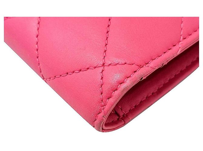Chanel Portafoglio lungo Rosa - vista 5