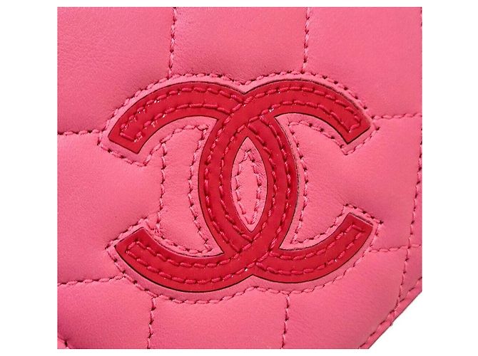 Chanel Portafoglio lungo Rosa - vista 7
