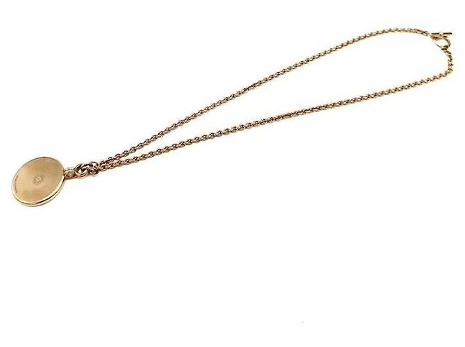 Hermès Collier Medallion Necklace Dourado - vista 4