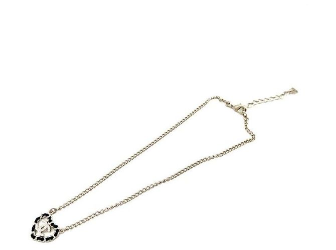 Chanel Halskette mit Herz-Logo Golden - Ansicht 3