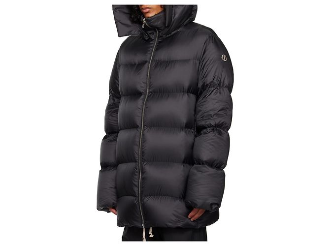 Moncler CYCLOPIC Hooded Down Coat Black - view 10