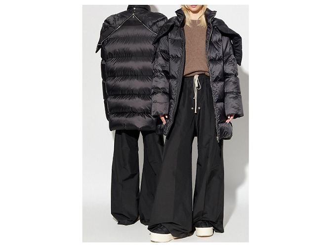 Moncler CYCLOPIC Hooded Down Coat Black - view 8