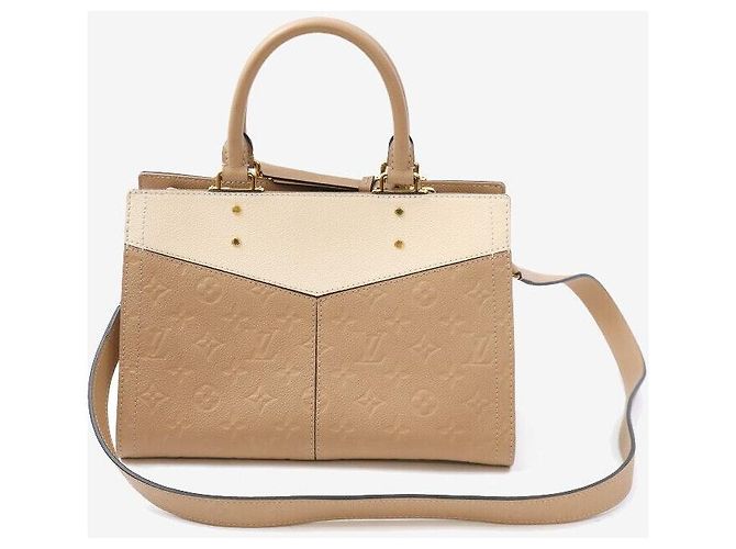 Louis Vuitton Sully PM Monogram Empreinte Crossbody Bag Orange - view 3