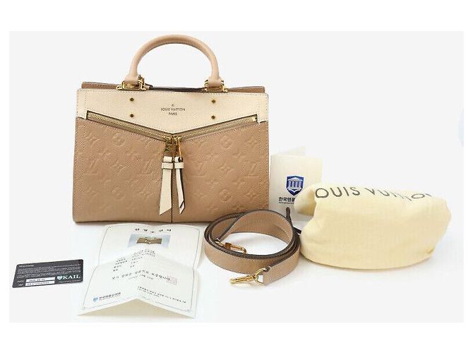 Louis Vuitton Sully PM Monogram Empreinte Crossbody Bag Orange - view 8