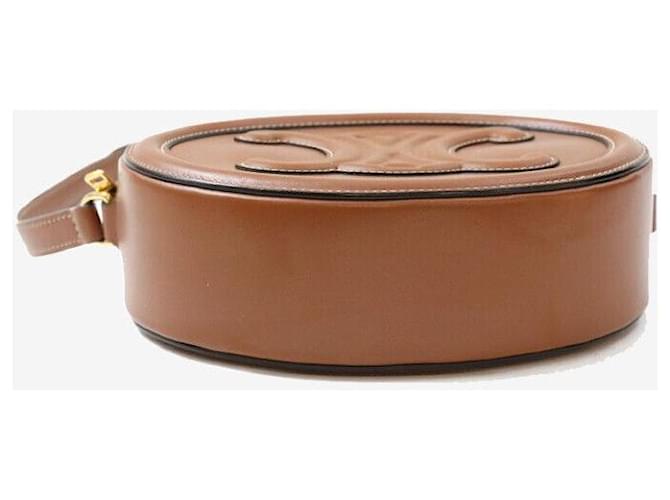 Céline Borsa a tracolla Oval Pulse Marrone - vista 4