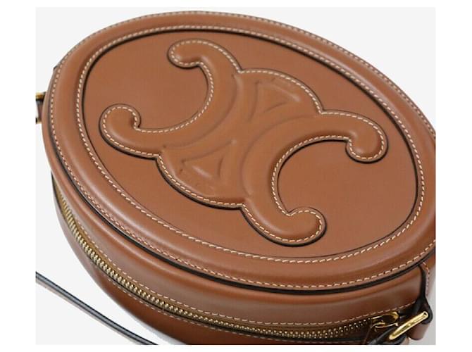 Céline Borsa a tracolla Oval Pulse Marrone - vista 5