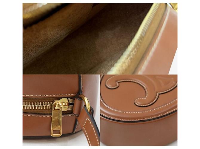Céline Borsa a tracolla Oval Pulse Marrone - vista 7