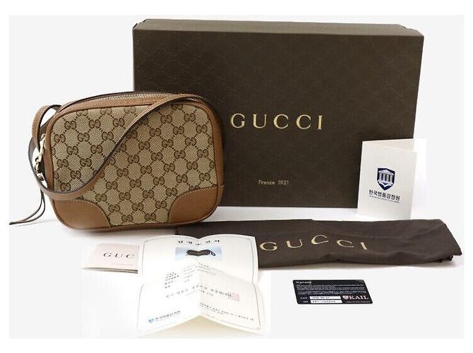 Gucci Borsa a tracolla GG Disco Brown Marrone - vista 8