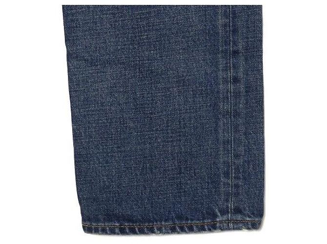 Céline Jeans Dark Union Wash Denim Distressed Women's Jeans Multicolor - vista 3