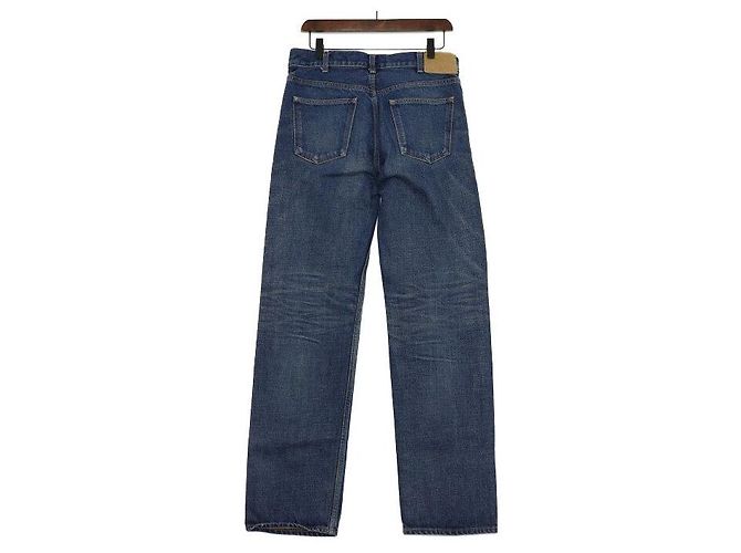 Céline Jeans Dark Union Wash Denim Distressed Women's Jeans Multicolor - vista 4
