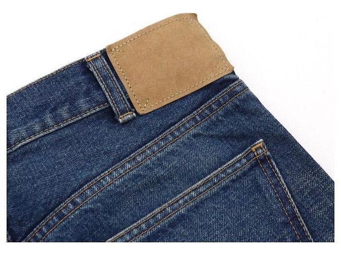 Céline Jeans Dark Union Wash Denim Distressed Women's Jeans Multicolor - vista 9