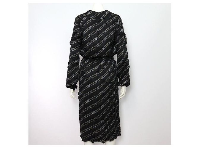 Fendi Vestido de seda para mujer con estampado de multicadenas
Vestido de seda para mujer Negro - vista 5