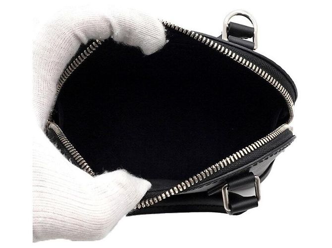 Louis Vuitton Borsa Nano Alma Tote, a Tracolla e a Spalla Nero - vista 5