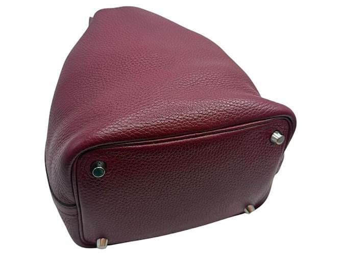 Hermès Picotin Clemence Rouge Ash Rosso - vista 5