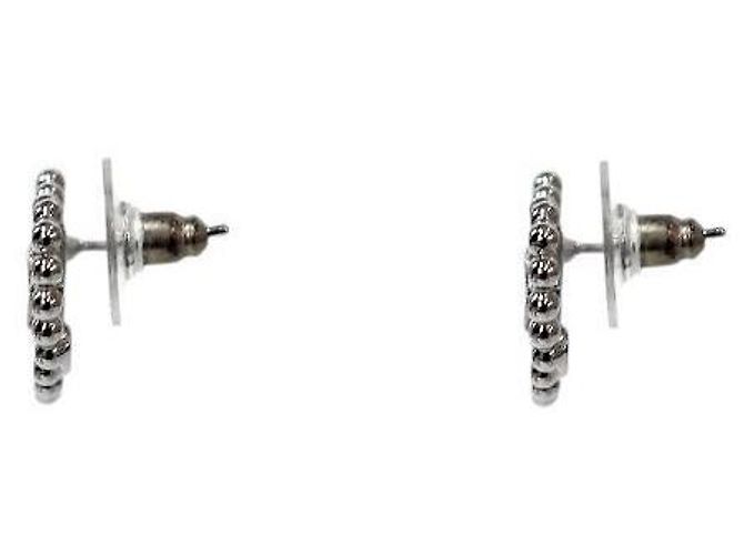 Chanel Boucles d'oreilles Heart CC Silver - vue 2