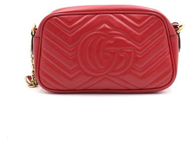 Marmont Gucci Kleine Matelassé Schultertasche oder Crossbody-Tasche mit Kette - Ansicht 5