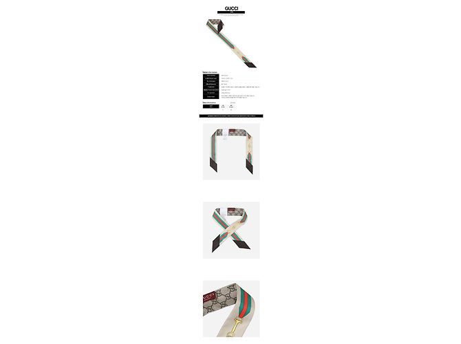 Foulard in seta Gucci multicolore - vista 2
