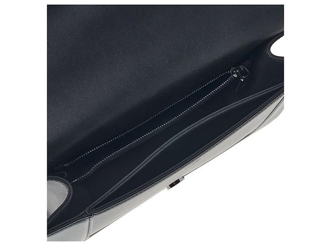 Valentino Clutch in pelle Logo Nero - vista 9