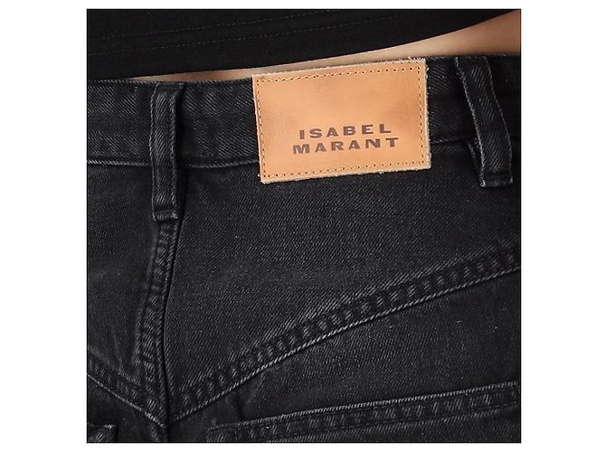 Isabel Marant Denim-Shorts Rot - Ansicht 10