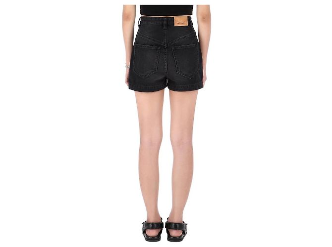 Isabel Marant Denim-Shorts Rot - Ansicht 7