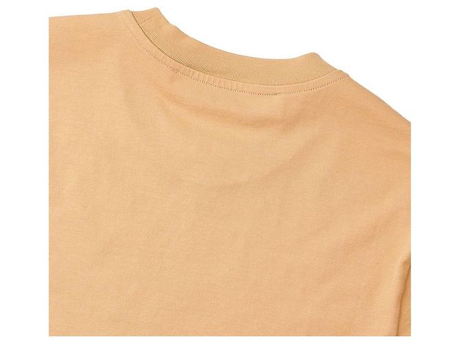 Off White Baumwoll-T-Shirt mit Logo-Print für Damen Orange - Ansicht 6