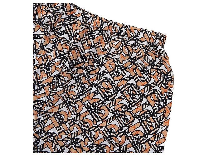 Burberry Pantalones Wind Leg con estampado Monograma NOEMI TBM Multicolor - vista 4