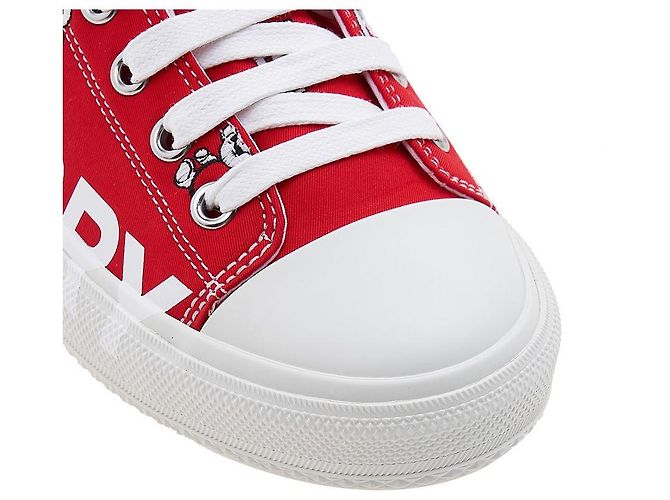 Burberry Sneakers alte monogramma Teddy Bear per bambini MINI LARKHALL HT Rosso - vista 9
