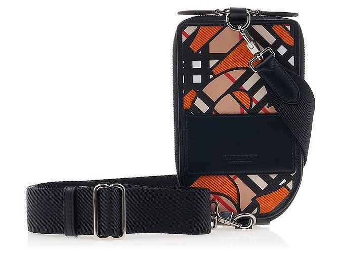 Burberry Custodia per telefono con tracolla Monogram da uomo MS PHONE CROSSBODY Multicolore - vista 3