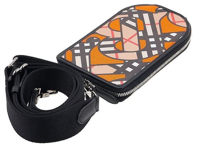 Burberry Custodia per telefono con tracolla Monogram da uomo MS PHONE CROSSBODY Multicolore - vista 4