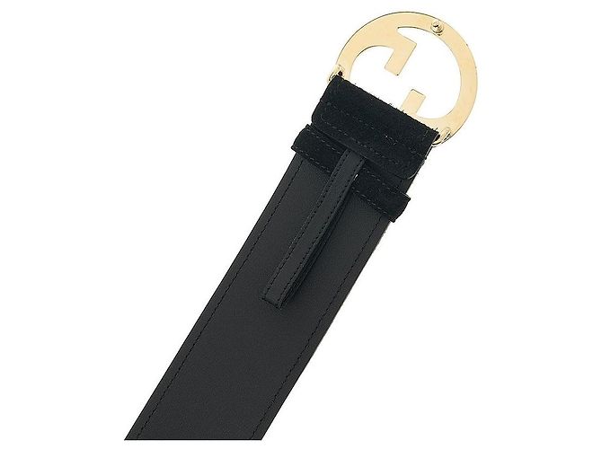 Gucci Damengürtel mit Metall-Logo Schwarz - Ansicht 10