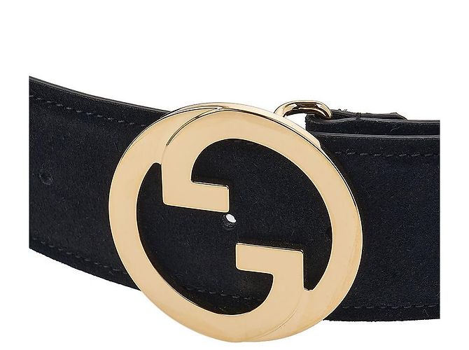 Gucci Damengürtel mit Metall-Logo Schwarz - Ansicht 7
