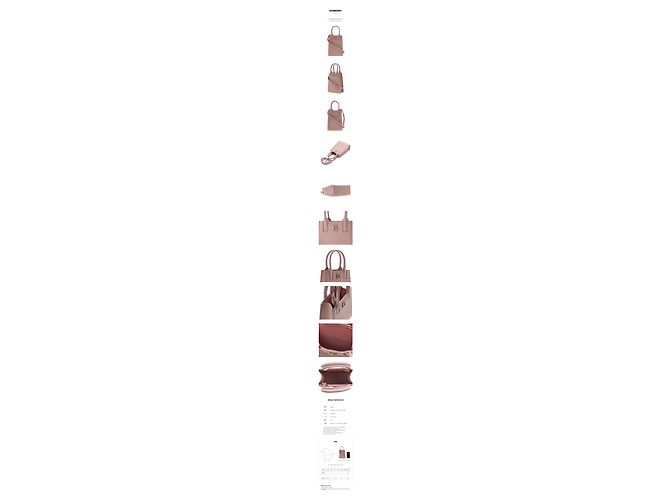 Burberry Borsa Micro Francis Phone Tote in pelle martellata Rosso - vista 11
