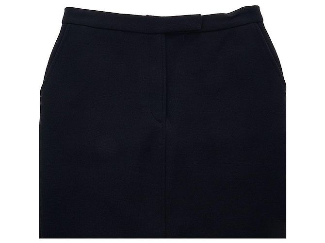 Thom Browne Falda de lana Milano Stitch para mujer Negro - vista 3