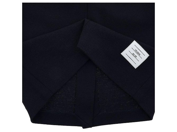 Thom Browne Falda de lana Milano Stitch para mujer Negro - vista 8