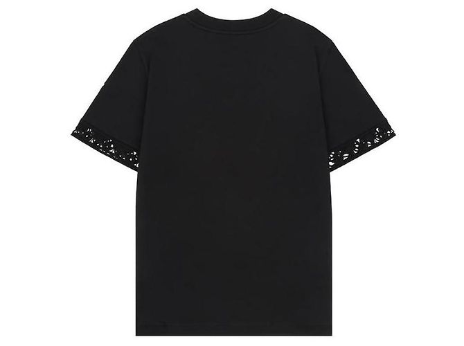 Moncler T-Shirt mit kurzen Ärmeln, Tasche und gesticktem Logo Mehrfarben - Ansicht 2