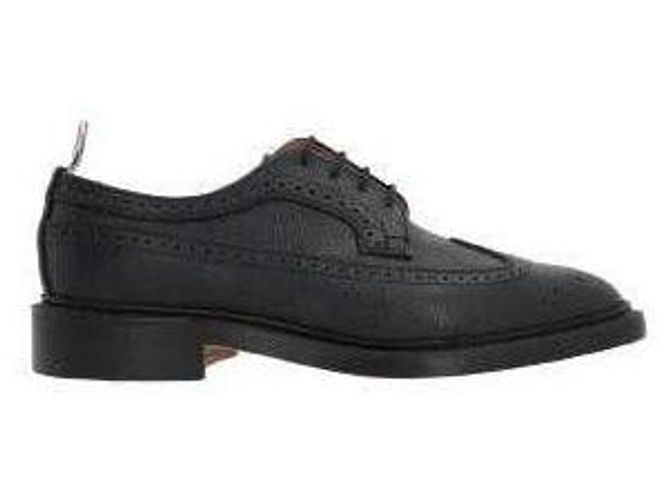 Thom Browne Pebble Grain Leather Sole Longwing Brogue Black - view 4