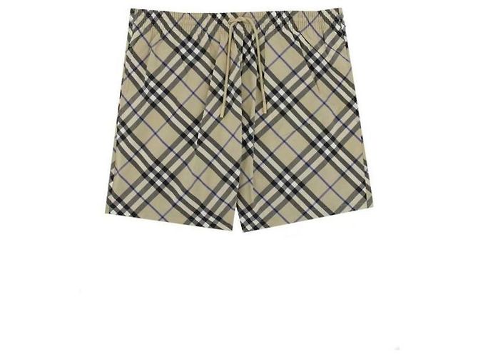 Burberry Calções de banho axadrezados - vista 4