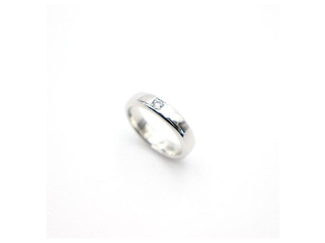 Van Cleef & Arpels Platinum Trousseau Etoile Ehering - Ansicht 3