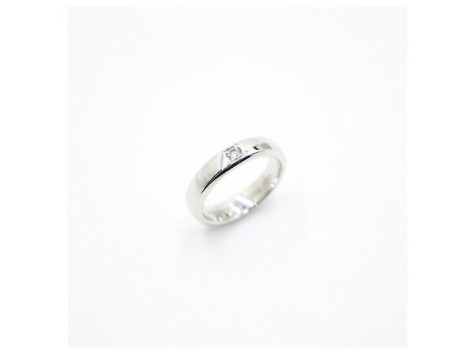 Van Cleef & Arpels Platinum Trousseau Etoile Ehering - Ansicht 4
