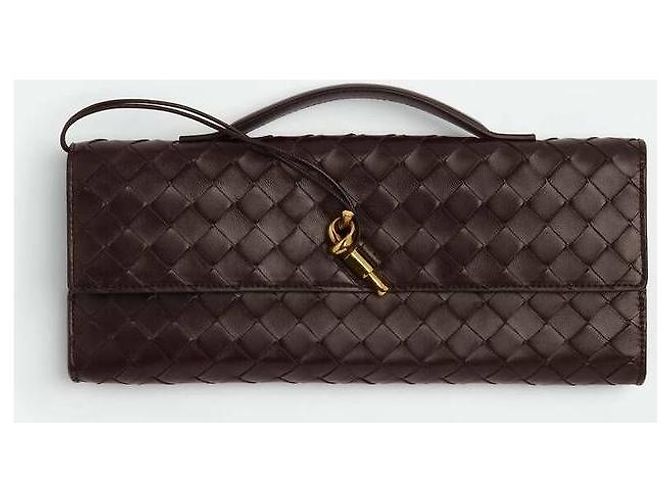 Bottega Veneta Clutch de mango largo Negro - vista 4