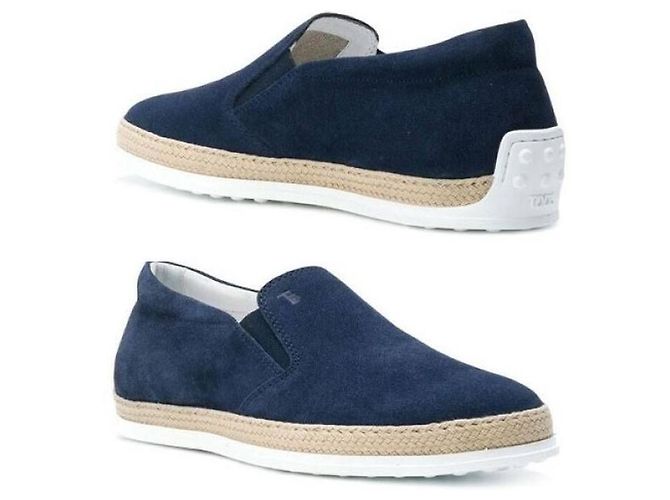Tod's Slip-On in camoscio Multicolore - vista 3