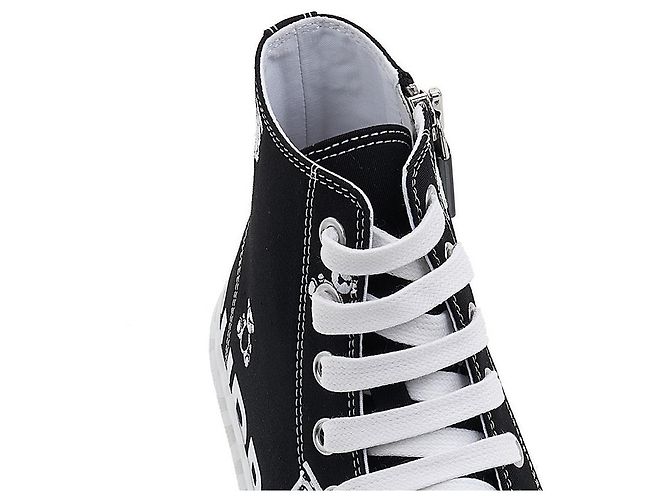 Burberry Sneaker alte monogram Teddy Bear per bambini MINI LARKHALL HT Argento - vista 8